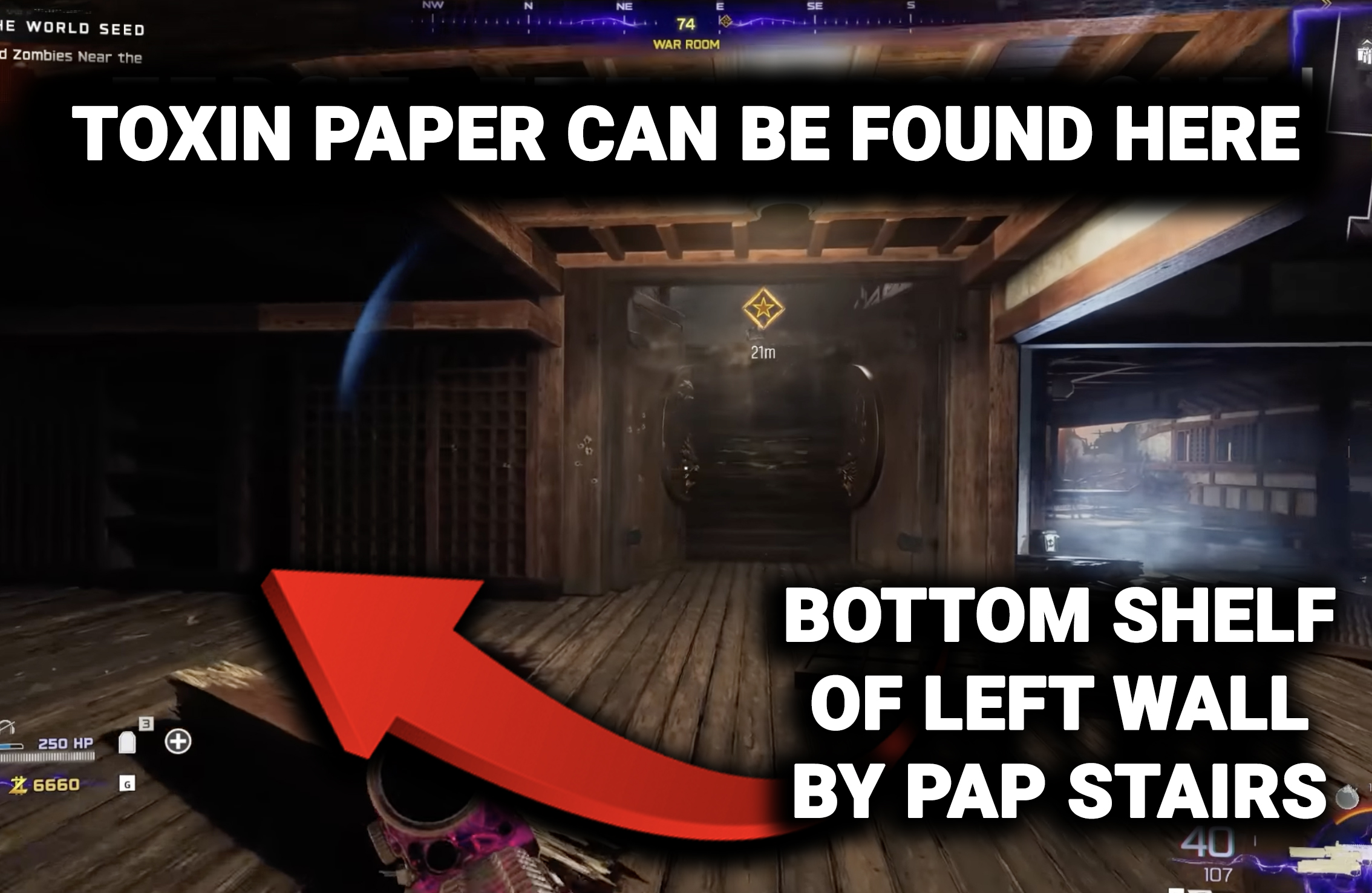 Toxins / poisons note location